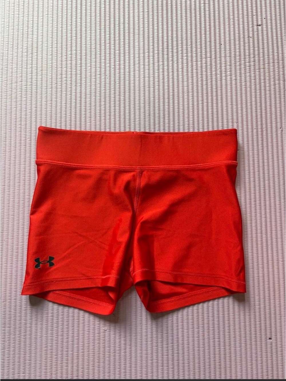 Under Armour Women’s Bright Red Orange Performance Shorts
